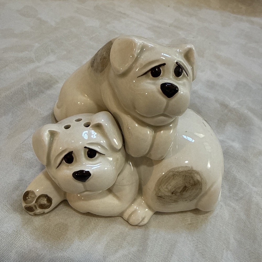 Fitz And Floyd The Little Mutts Puppies Salt And Pepper Shakers